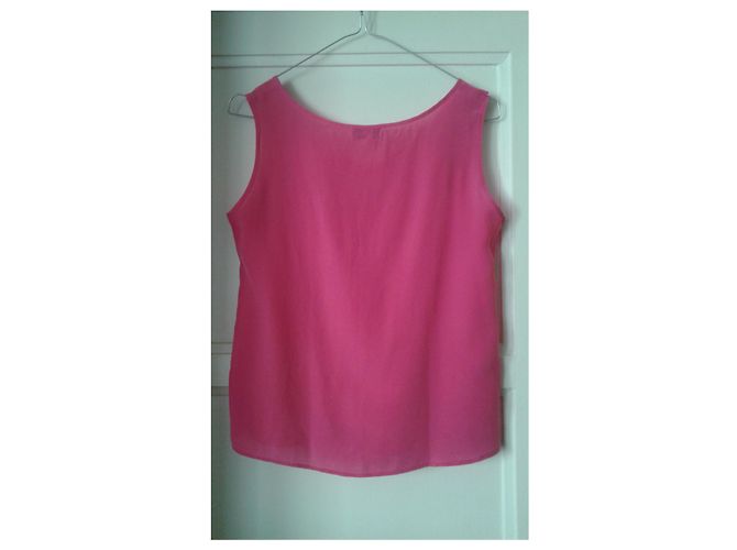 Top de seda rosa Pablo De Gerard Darel Talla 36 - vista 6