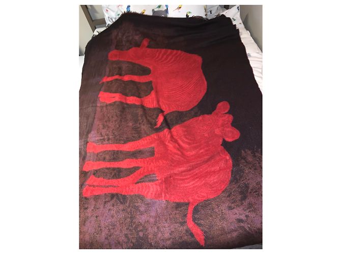 Hermès Schal aus Kaschmir Rot - Ansicht 4