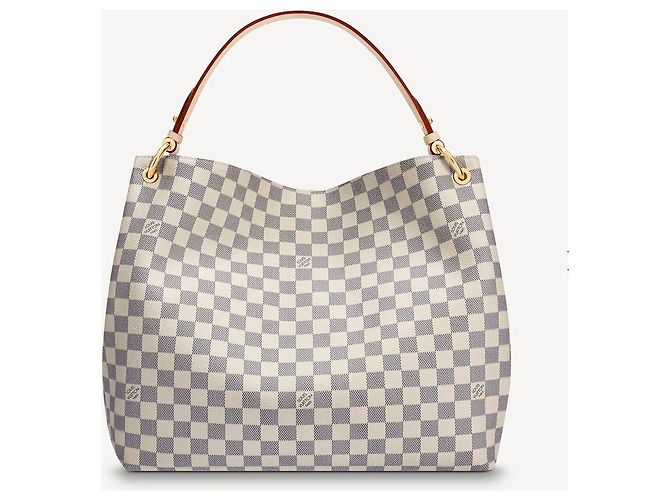 Louis Vuitton LV Graceful MM damier azur Beige - vista 3