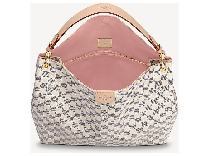 Louis Vuitton LV Graceful MM damier azur Beige - vista 4