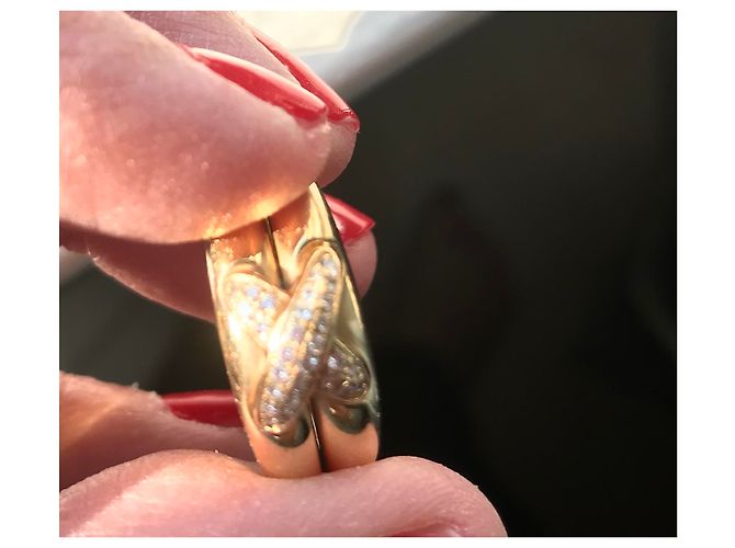 Anello Chaumet Liens in oro giallo e diamanti misura 55 Gold hardware - vista 3