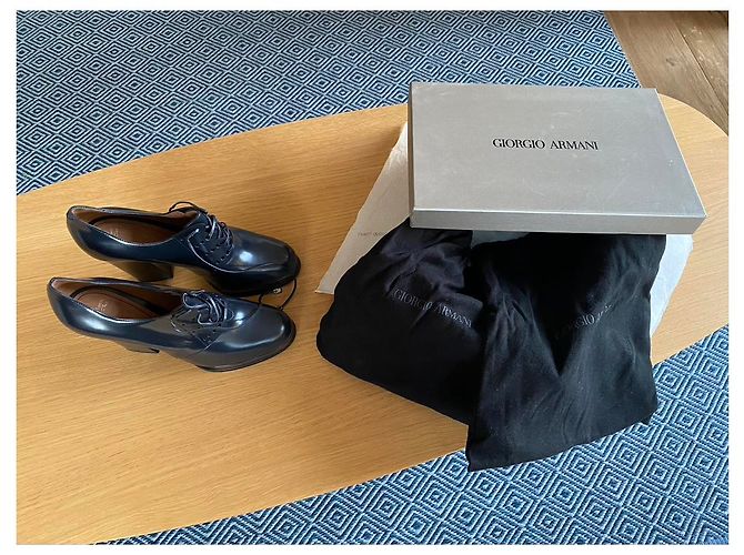 Giorgio Armani Richelieu (derby con tacco) - vista 2