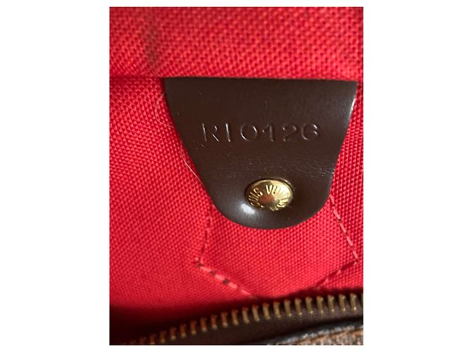 Borsa a mano Louis Louise in pelle marrone - vista 2