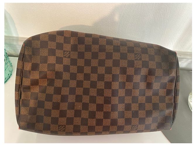 Borsa a mano Louis Louise in pelle marrone - vista 3