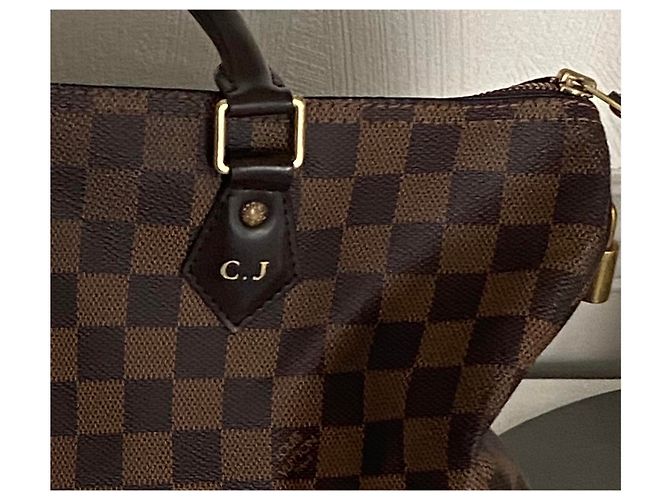 Borsa a mano Louis Louise in pelle marrone - vista 6