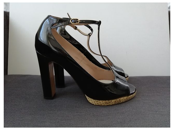 Sandali Chloé in pelle nera 36 Nero - vista 2