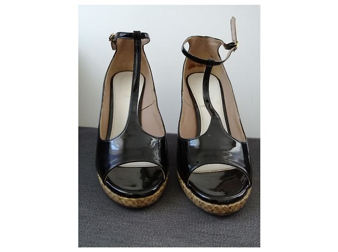 Sandali Chloé in pelle nera 36 Nero - vista 3