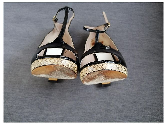 Sandali Chloé in pelle nera 36 Nero - vista 9