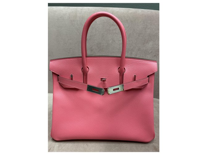 Hermès Birkin 30 Rosa - vista 3