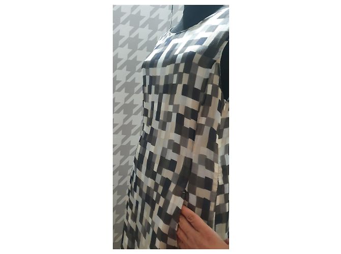 Vestido de seda Hugo Boss Multicolor - vista 4