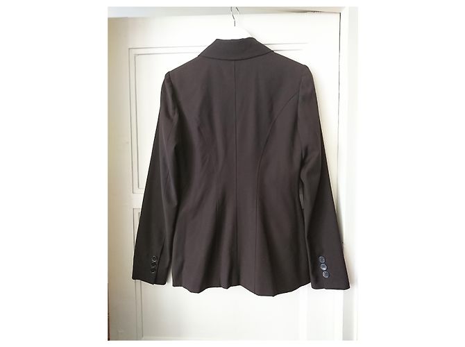 Kenzo Wool Jacket Chocolate - view 4