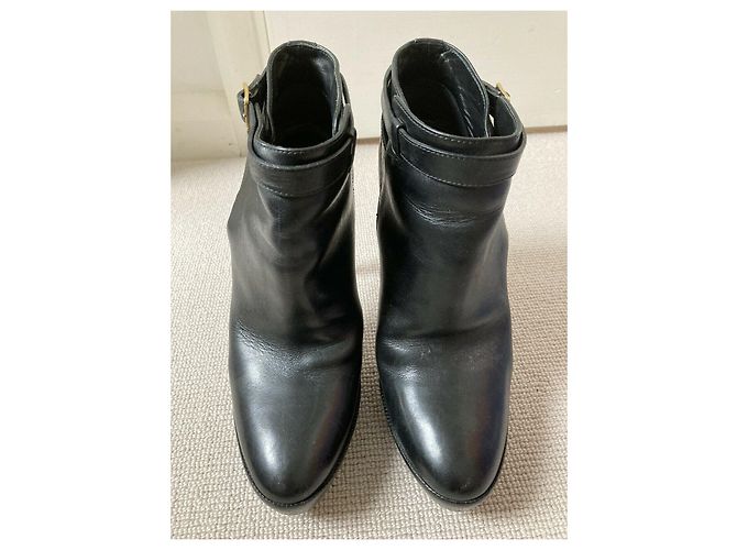 Burberry Prorsum Botines Burberry con hebilla Negro - vista 2