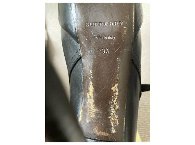 Burberry Prorsum Botines Burberry con hebilla Negro - vista 3
