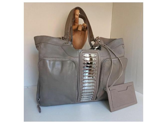 Balenciaga borsa clouse totebag Beige - vista 12
