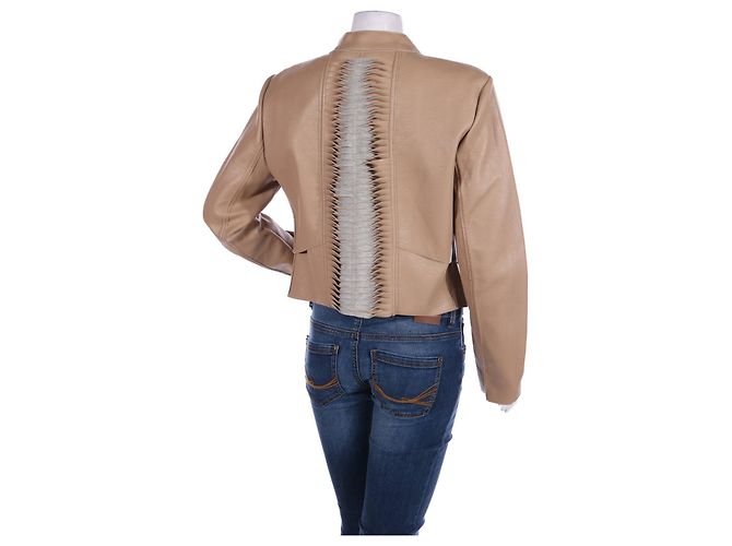 Bcbg Max Azria Lederjacke Braun - Ansicht 2