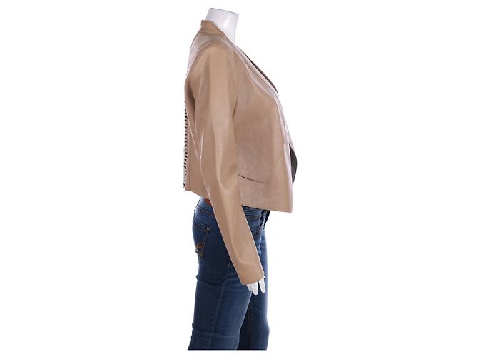 Bcbg Max Azria Lederjacke Braun - Ansicht 3