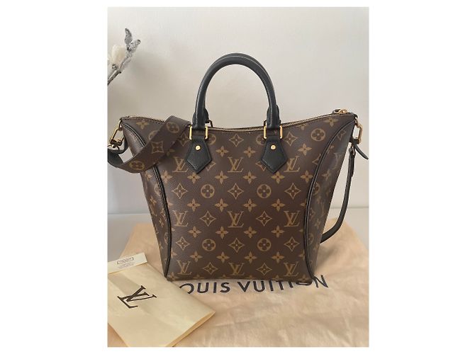Louis Vuitton Tournelle PM Monogram Noir Marrone - vista 3