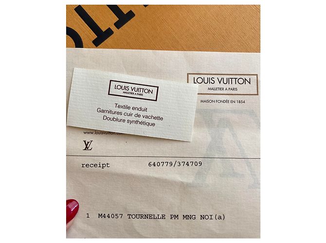 Louis Vuitton Tournelle PM Monogram Noir Marrone - vista 8