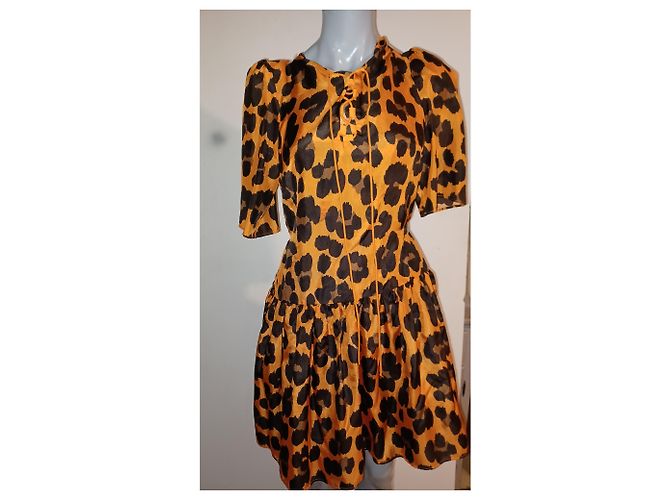 Autre Marque Seidenkleid mehrfarbig Mehrfarben - Ansicht 6