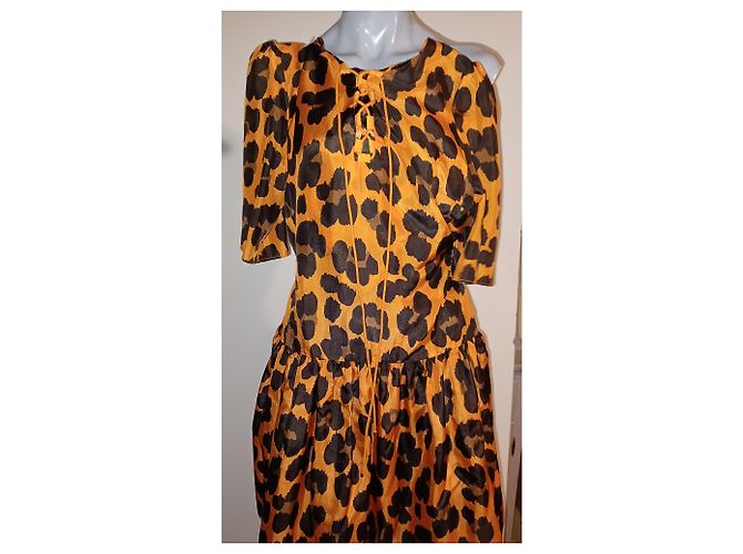 Autre Marque Seidenkleid mehrfarbig Mehrfarben - Ansicht 7