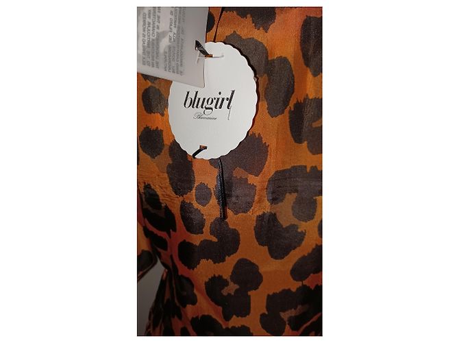Autre Marque Seidenkleid mehrfarbig Mehrfarben - Ansicht 8