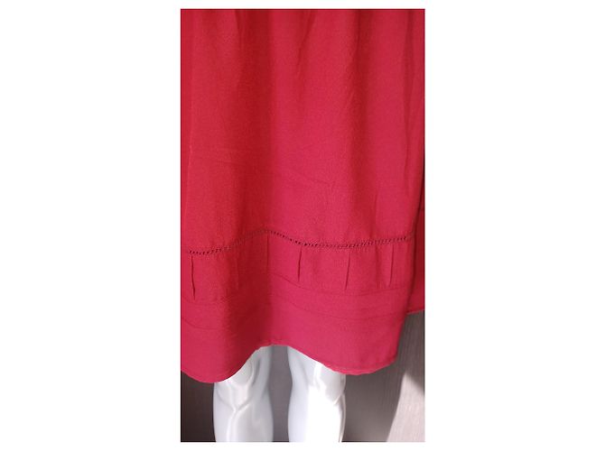 Abito in seta rosso Apostrophe - vista 18