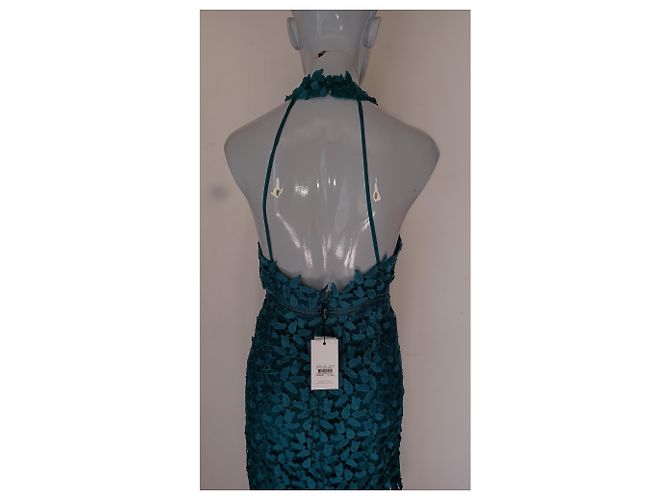 Autre Marque Bardot Etuikleid Blau Polyester - Ansicht 14