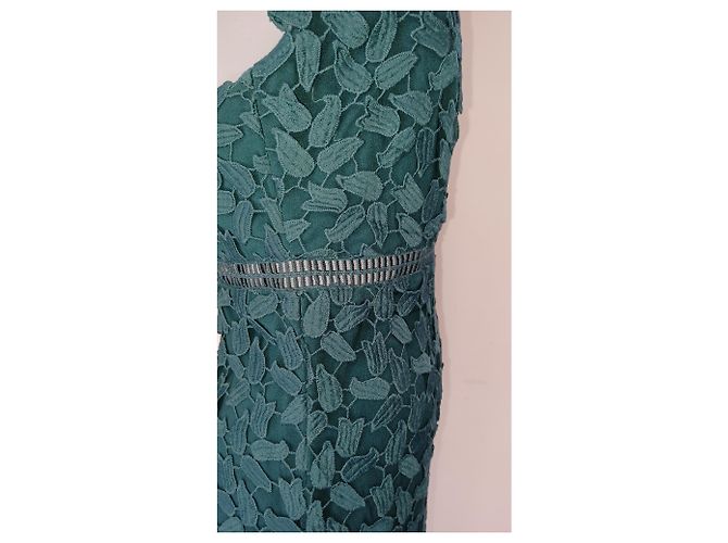 Autre Marque Bardot Etuikleid Blau Polyester - Ansicht 2