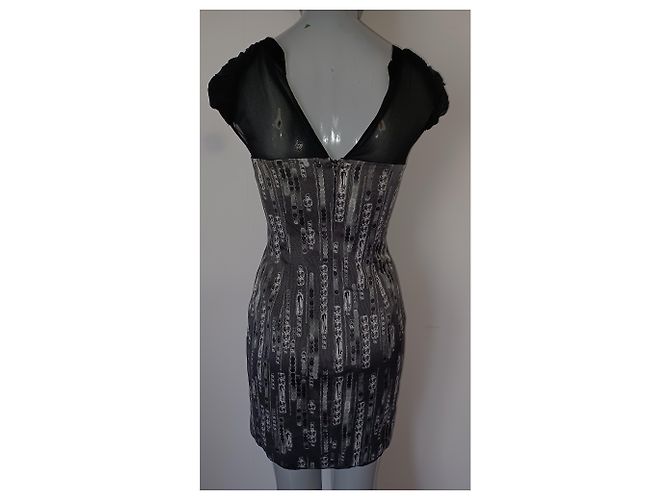Vestido de seda Karen Millen Multicolor - vista 4