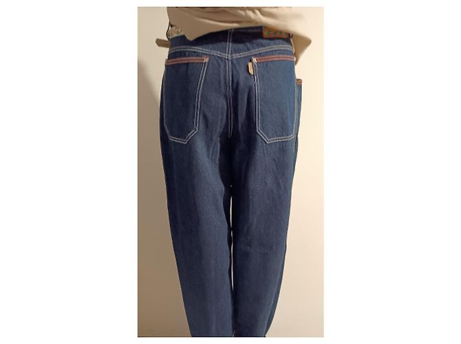 Jeans Diesel in denim blu - vista 2