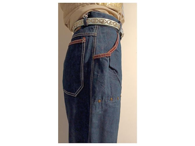 Jeans Diesel in denim blu - vista 4