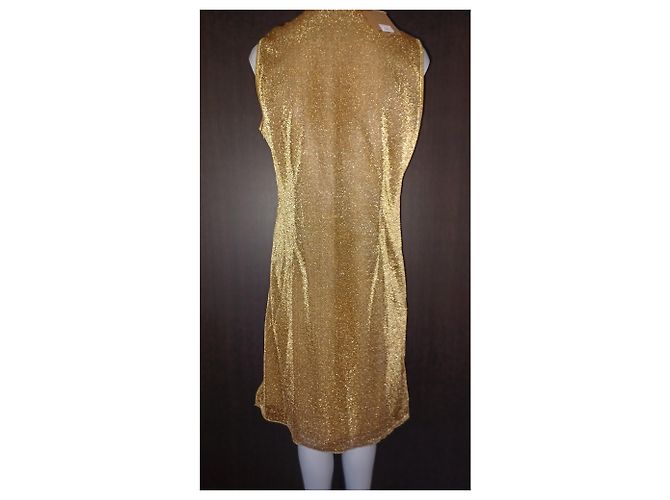 Autre Marque Goldenes Cocktailkleid - Ansicht 2