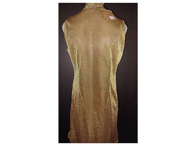Autre Marque Goldenes Cocktailkleid - Ansicht 3