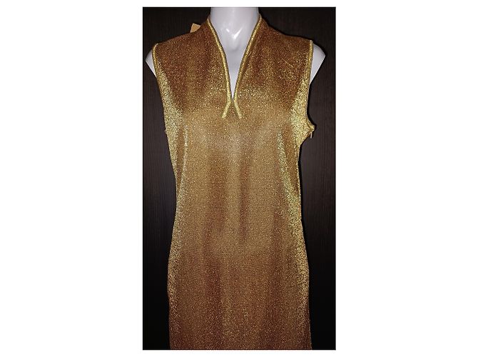 Autre Marque Goldenes Cocktailkleid - Ansicht 6