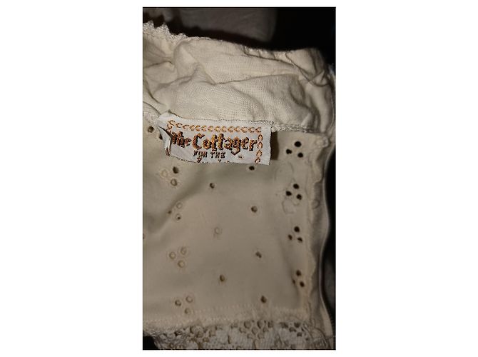 Autre Marque Robe en coton blanc - vue 10