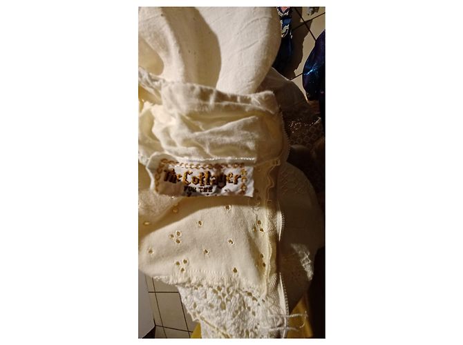 Autre Marque Robe en coton blanc - vue 11