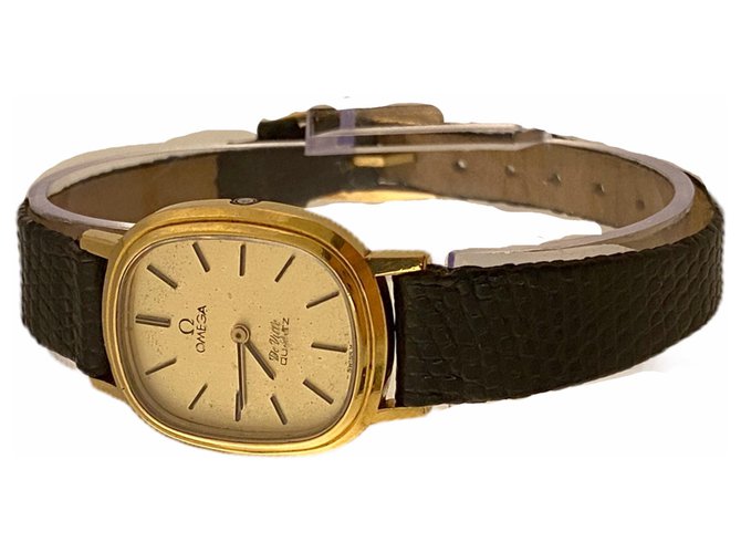 Omega "Vintage Damenuhr, Modell DE VILLE Golden - Ansicht 3