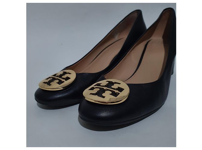 Ballerine Tory Burch in pelle nera Nero - vista 4