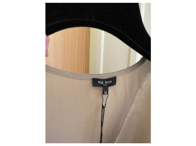 Autre Marque Mono de seda NUE 19.04 Beige - vista 3