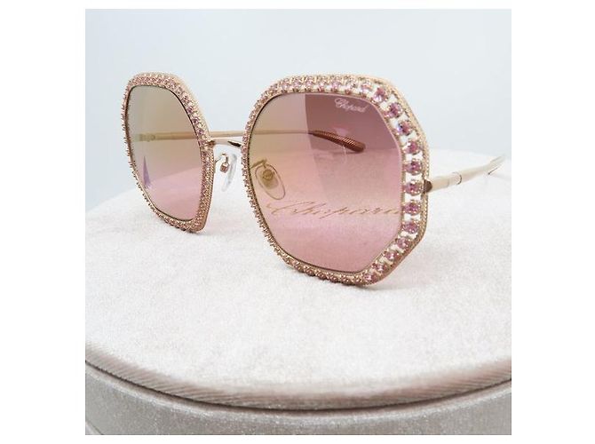 Chopard SCHAF06S 8FCR Cannes Special Collection Sonnenbrille Rosa Metall Pink - Ansicht 10