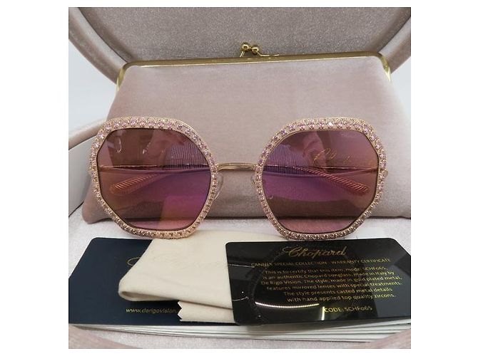 Chopard SCHAF06S 8FCR Cannes Special Collection Sonnenbrille Rosa Metall Pink - Ansicht 2