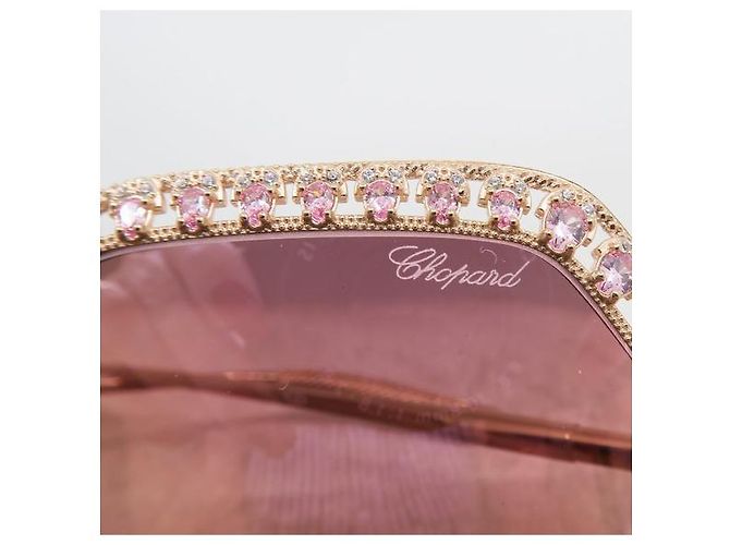 Chopard SCHAF06S 8FCR Cannes Special Collection Sonnenbrille Rosa Metall Pink - Ansicht 4
