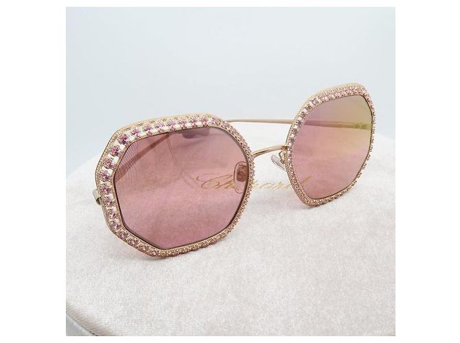 Chopard SCHAF06S 8FCR Cannes Special Collection Sonnenbrille Rosa Metall Pink - Ansicht 8