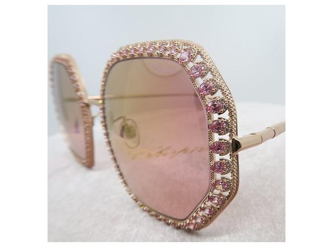 Chopard SCHAF06S 8FCR Cannes Special Collection Sonnenbrille Rosa Metall Pink - Ansicht 9