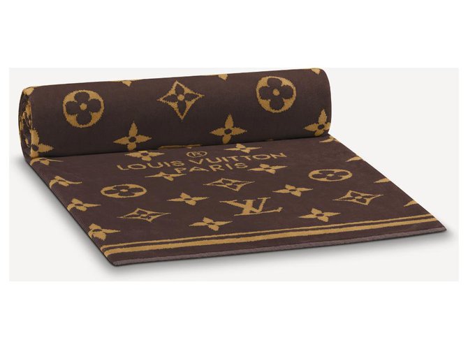 Louis Vuitton Serviette de plage LV neuve Marron - vue 2