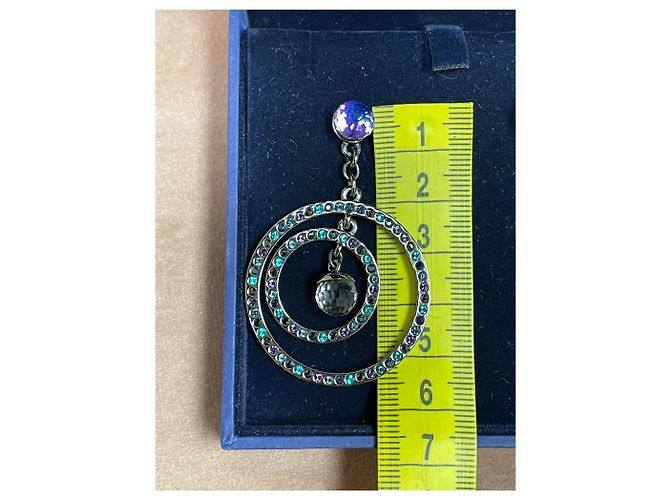 Swarovski Ohrringe Metall Mehrfarbig Mehrfarben - Ansicht 2