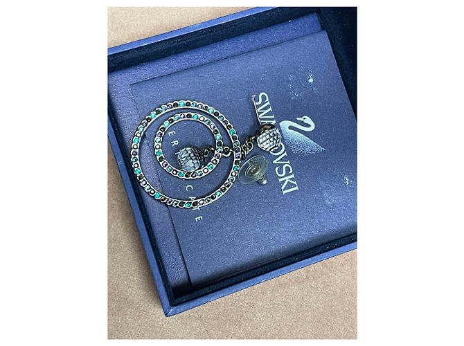 Swarovski Ohrringe Metall Mehrfarbig Mehrfarben - Ansicht 4