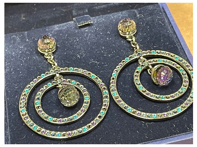 Swarovski Ohrringe Metall Mehrfarbig Mehrfarben - Ansicht 6