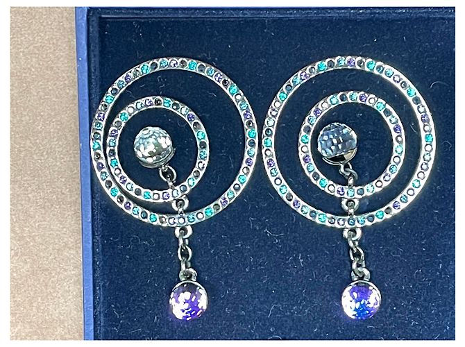 Swarovski Ohrringe Metall Mehrfarbig Mehrfarben - Ansicht 8