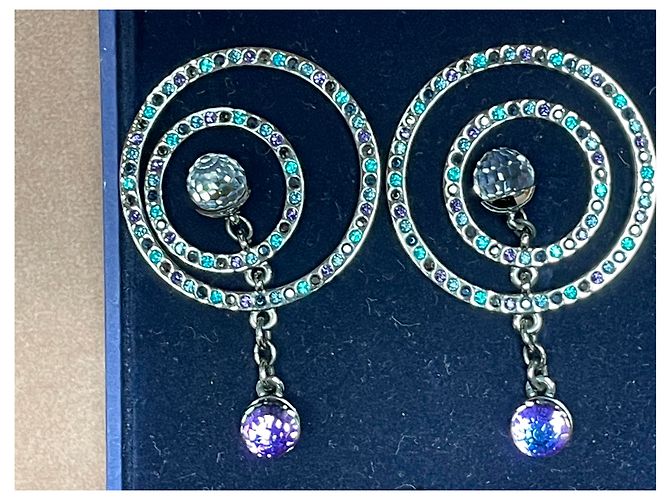 Swarovski Ohrringe Metall Mehrfarbig Mehrfarben - Ansicht 9